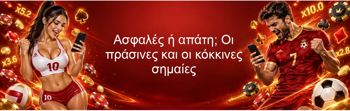 Ασφαλές ή απάτη; Οι πράσινες και οι κόκκινες σημαίες